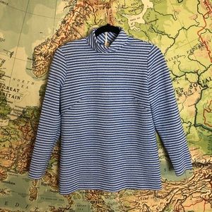 60s Mod Striped Turtleneck